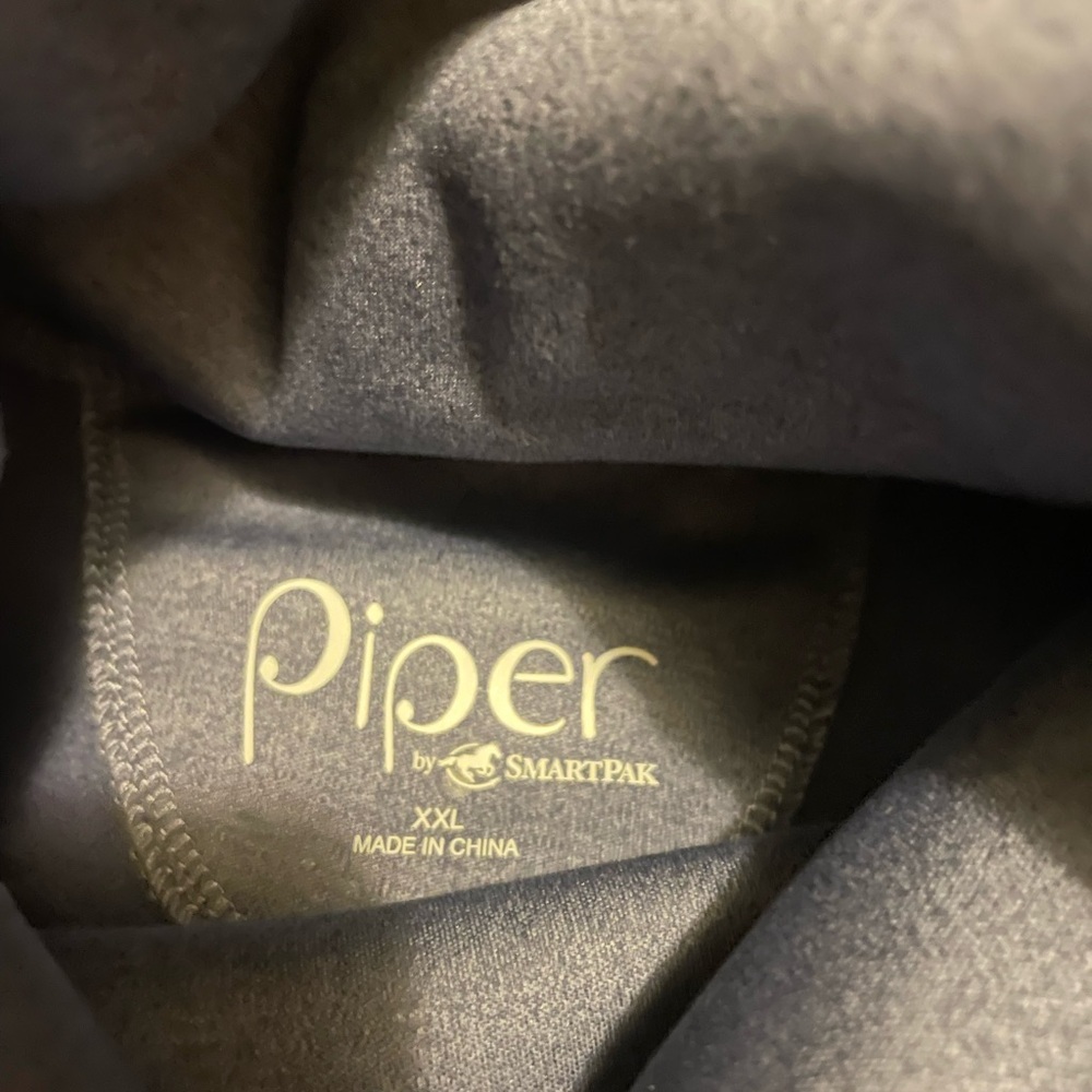 NWT Womens XXL SmartPak Piper Cowl Neck Sweatshirt Blue w/ Front Pockets - Picture 7 of 9